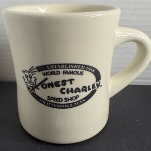 World Famous Honest Charley Speed Shop Diner Style Mug Est 1948 in Chattanooga